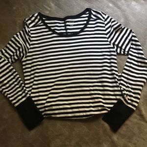 Basic Striped Long sleeve Tee